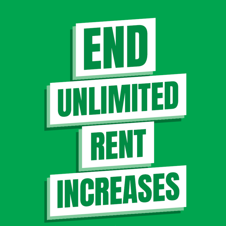 End Unlimited Rent Increases